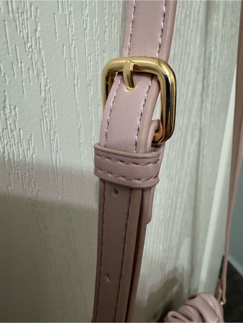Rare Aldo mauve shaped heart coquette ruffle trim rose purse crossbody bag - Ltd - Picture 10 of 12
